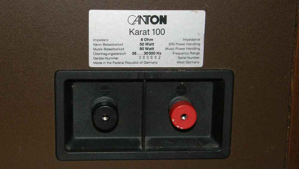 Canton Karat 100