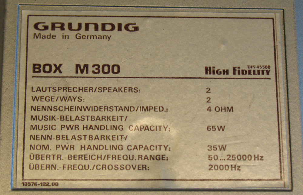 Grundig Box M300