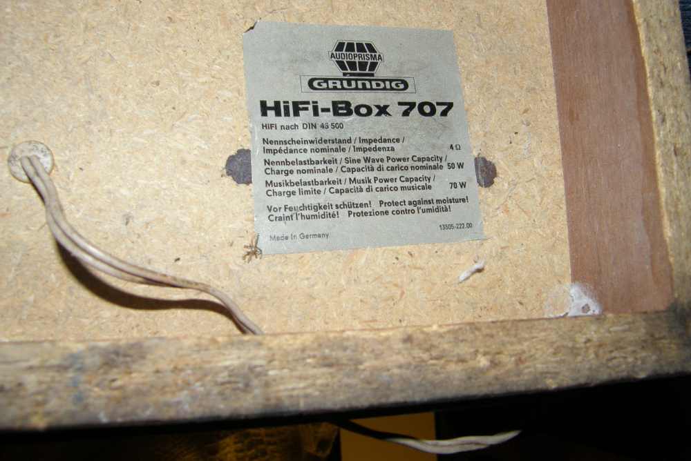 Grundig HiFiBox 707 Audioprisma