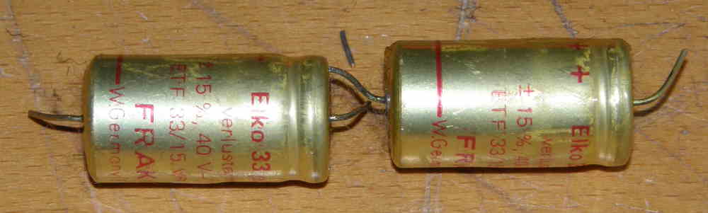 Grundig HifiBox 416a capacitors