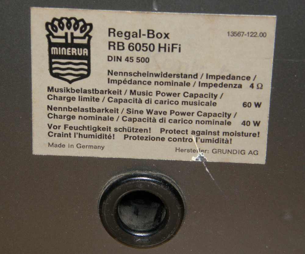 MINERVA Regal-Box RB6050